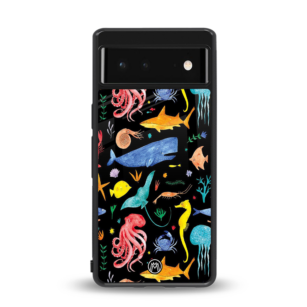atomic ocean back phone cover | glass case for Google Pixel 6A