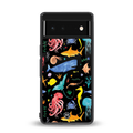 atomic ocean back phone cover | glass case for Google Pixel 6A
