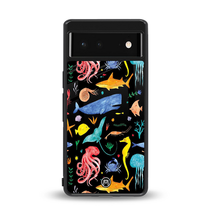 atomic ocean back phone cover | glass case for Google Pixel 6A