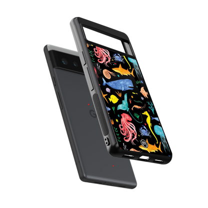 atomic ocean back phone cover | glass case for Google Pixel 6A