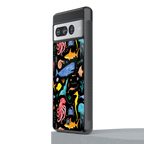 atomic ocean back phone cover | glass case for google pixel 7 pro