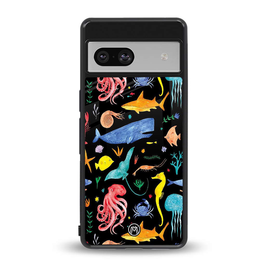 atomic ocean back phone cover | glass case for Google Pixel 7