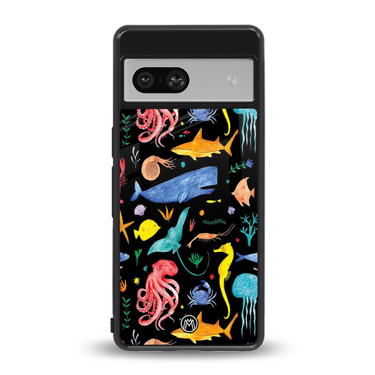 atomic ocean back phone cover | glass case for Google Pixel 7