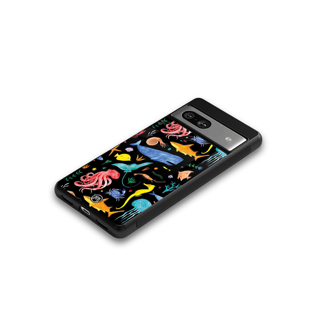 atomic ocean back phone cover | glass case for Google Pixel 7