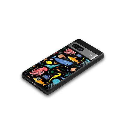 atomic ocean back phone cover | glass case for Google Pixel 7