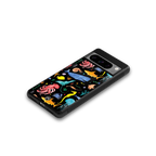 atomic ocean back phone cover | glass case for google pixel 8 pro