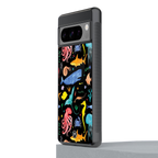 atomic ocean back phone cover | glass case for google pixel 8 pro