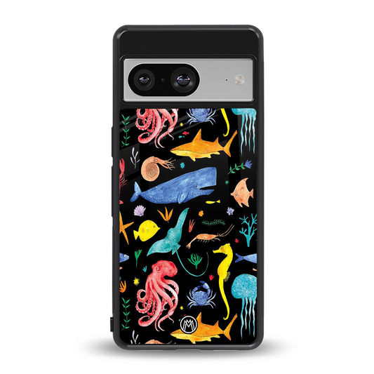 atomic ocean back phone cover | glass case for Google Pixel 8