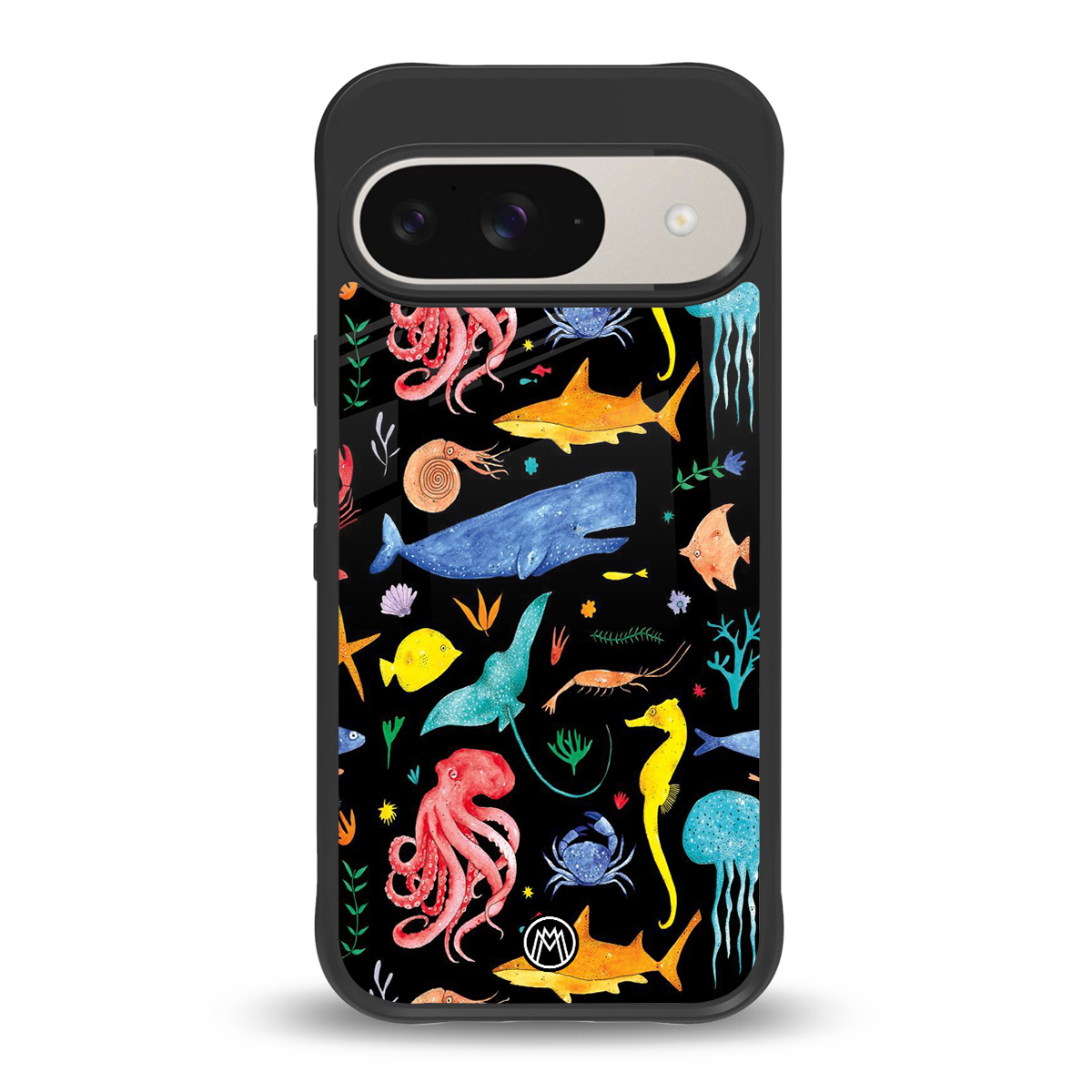 atomic ocean back phone cover | glass case for google pixel 9