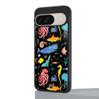 atomic ocean back phone cover | glass case for google pixel 9