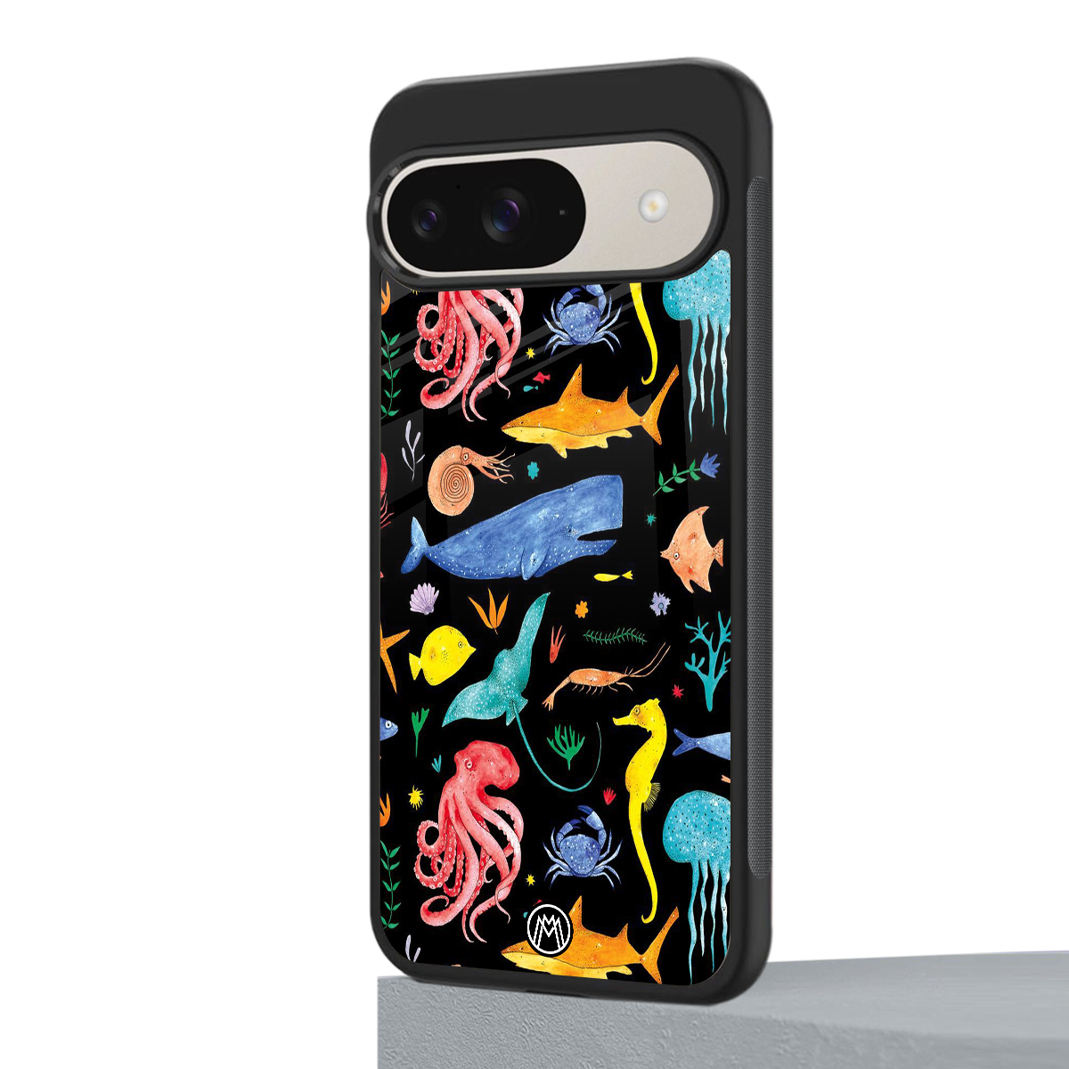 atomic ocean back phone cover | glass case for google pixel 9