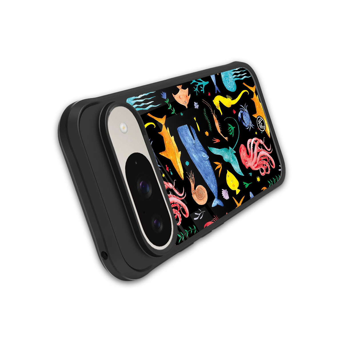 atomic ocean back phone cover | glass case for google pixel 9