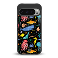 atomic ocean back phone cover | glass case for google pixel 9 pro