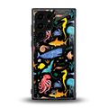 atomic ocean back phone cover | glass case for samsung galaxy s23 ultra
