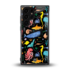 atomic ocean back phone cover | glass case for samsung galaxy s23 ultra