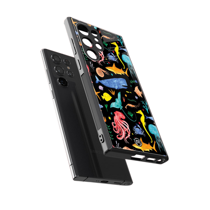 atomic ocean back phone cover | glass case for samsung galaxy s24 ultra