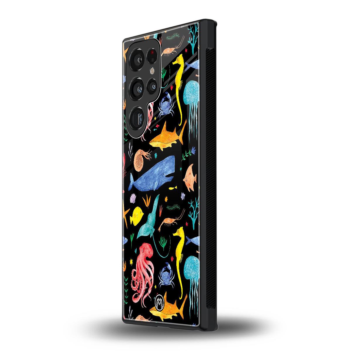atomic ocean back phone cover | glass case for samsung galaxy s24 ultra
