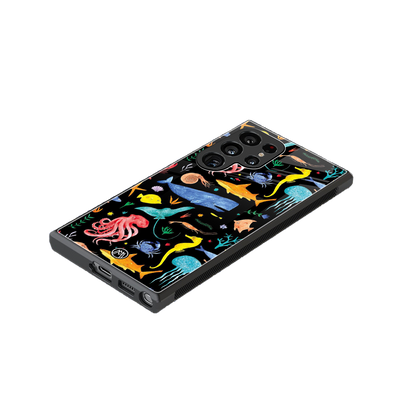 atomic ocean back phone cover | glass case for samsung galaxy s24 ultra