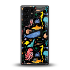 atomic ocean back phone cover | glass case for samsung galaxy s25 ultra
