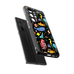 atomic ocean back phone cover | glass case for samsung galaxy s25 ultra