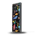 atomic ocean back phone cover | glass case for samsung galaxy s25 ultra