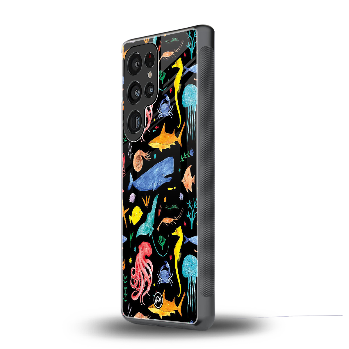 atomic ocean back phone cover | glass case for samsung galaxy s25 ultra