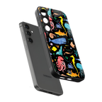 atomic ocean back phone cover | glass case for samsung galaxy s25 plus