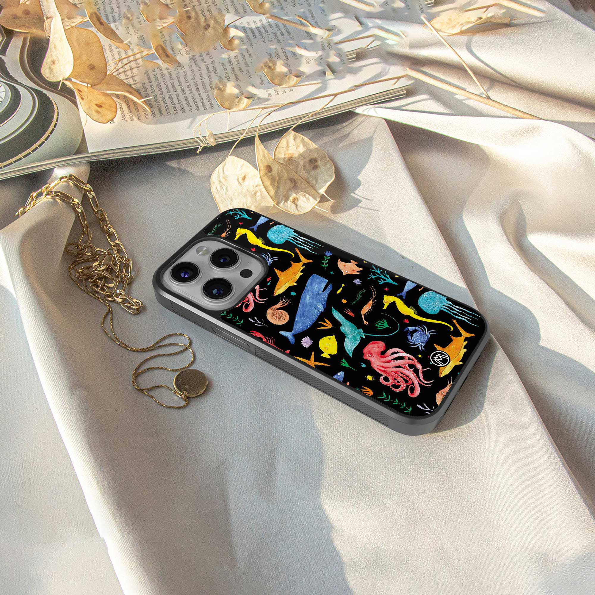 atomic ocean back phone cover | glass case for nothing phone 1