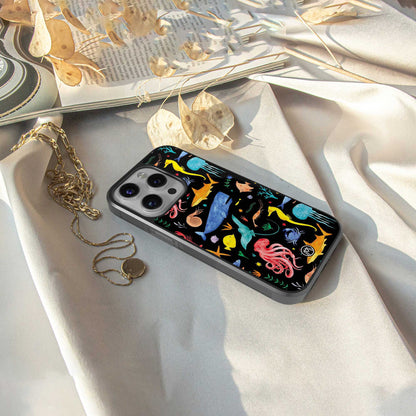 atomic ocean back phone cover | glass case for samsung galaxy s24 ultra