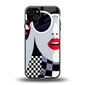 attitude queen back phone cover | glass case for iphone 15 plus
