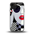 attitude queen back phone cover | glass case for iphone 15