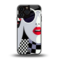 attitude queen back phone cover | glass case for iphone 16 pro max