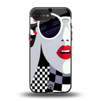attitude queen back phone cover | glass case for iphone 16e