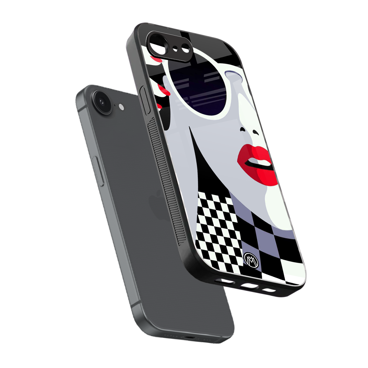 attitude queen back phone cover | glass case for iphone 16e