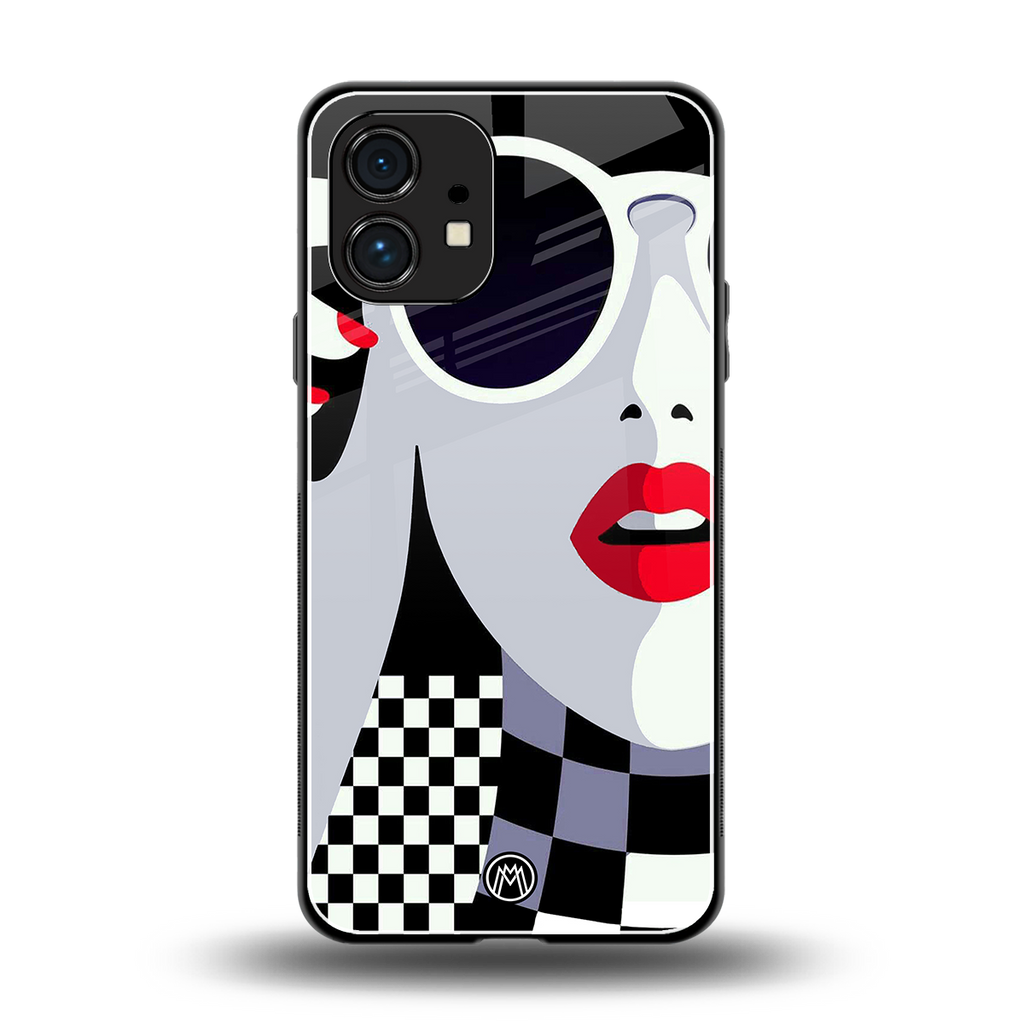 attitude queen back phone cover | glass case for nothing phone 1