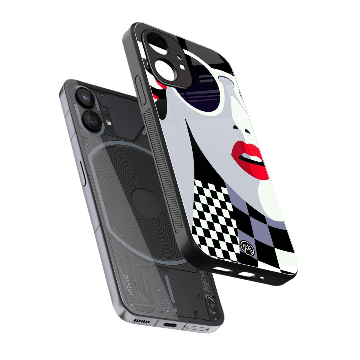 attitude queen back phone cover | glass case for nothing phone 1