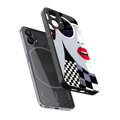 attitude queen back phone cover | glass case for nothing phone 1