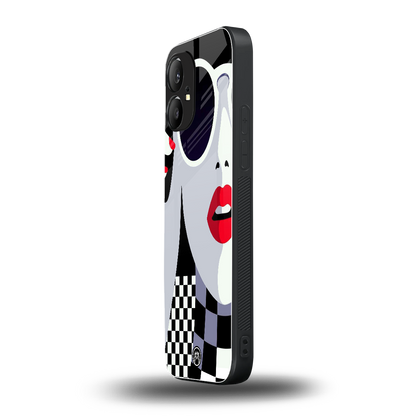attitude queen back phone cover | glass case for nothing phone 1