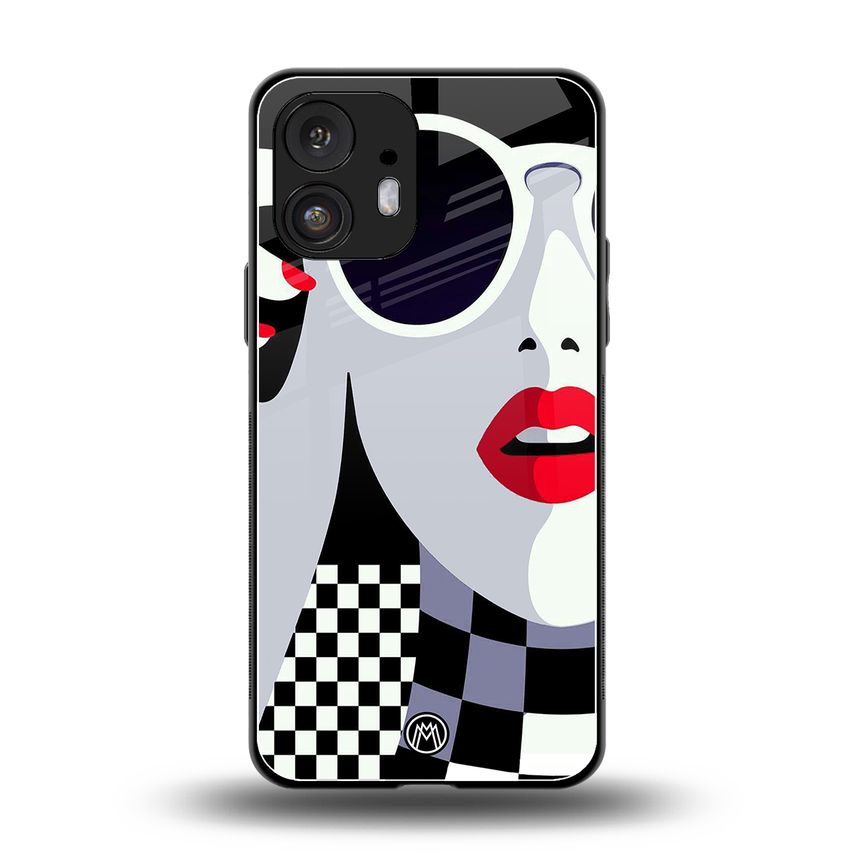 attitude queen back phone cover | glass case for nothing phone 2