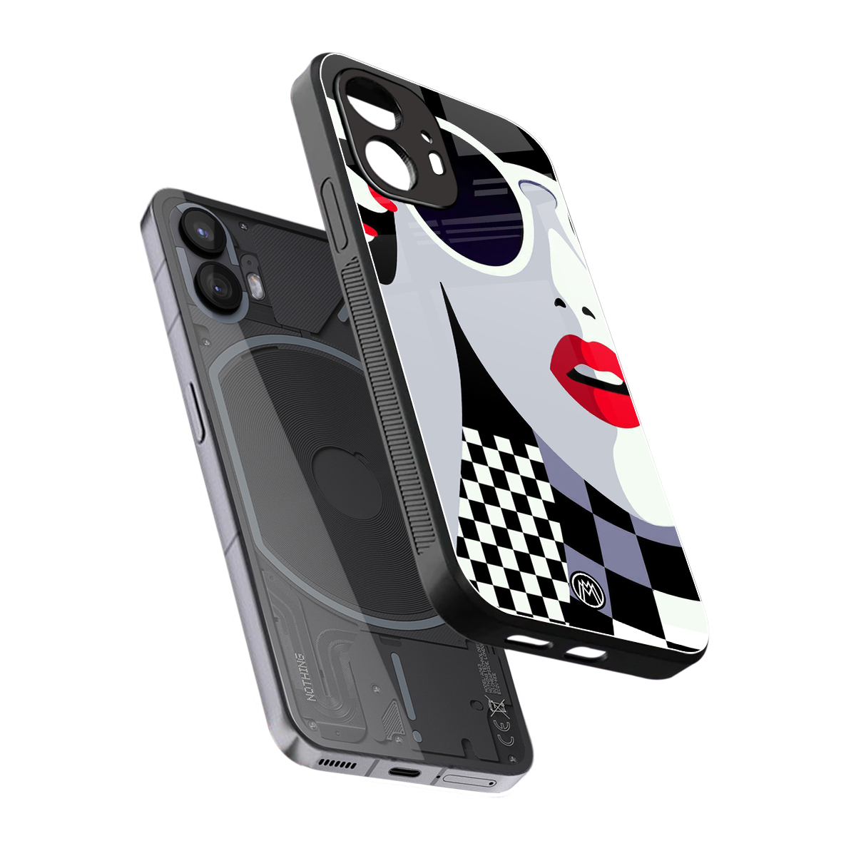 attitude queen back phone cover | glass case for nothing phone 2