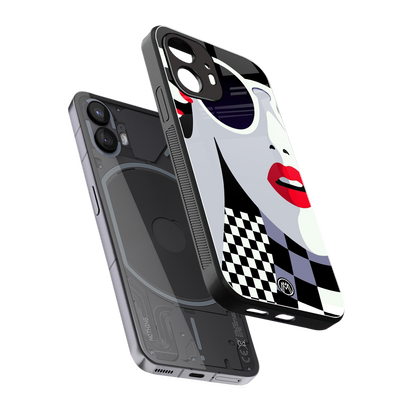 attitude queen back phone cover | glass case for nothing phone 2