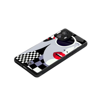 attitude queen back phone cover | glass case for nothing phone 2