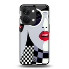 attitude queen back phone cover | glass case for oneplus nord 3