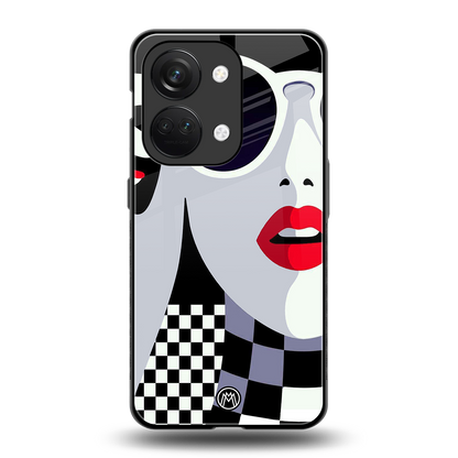 attitude queen back phone cover | glass case for oneplus nord 3