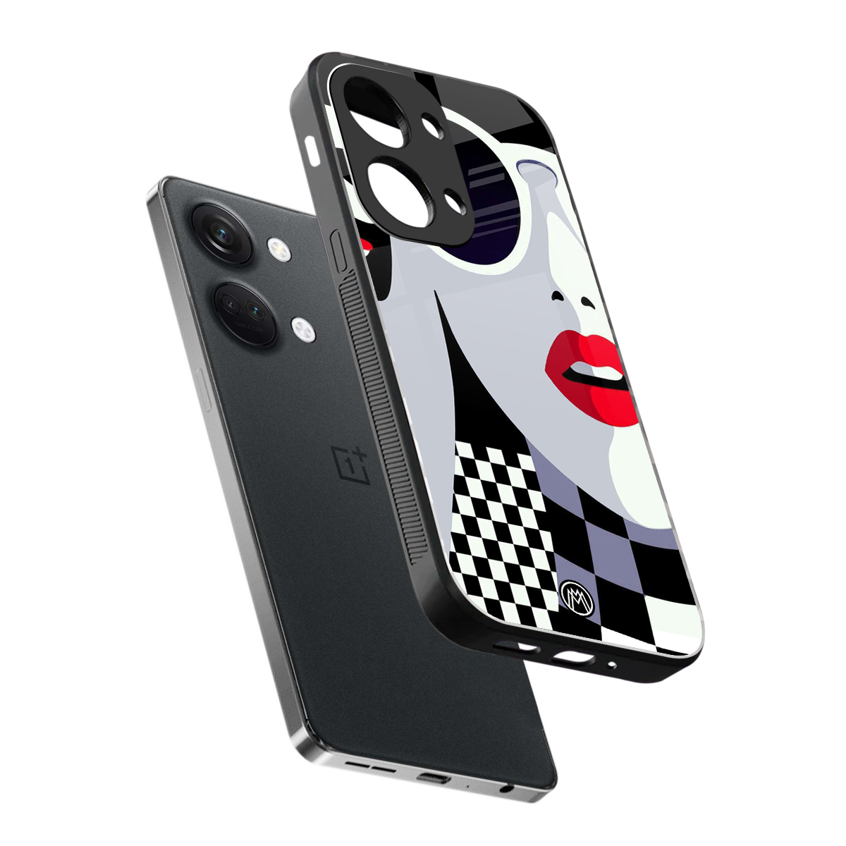 attitude queen back phone cover | glass case for oneplus nord 3