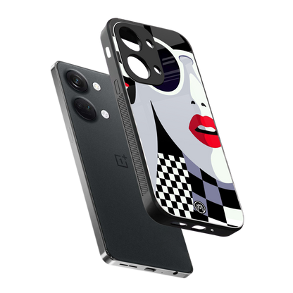 attitude queen back phone cover | glass case for oneplus nord 3