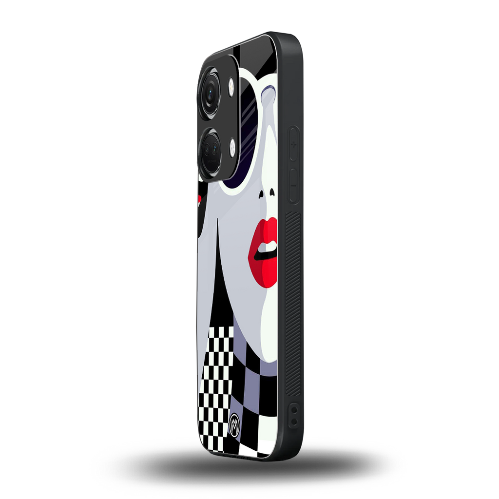 attitude queen back phone cover | glass case for oneplus nord 3