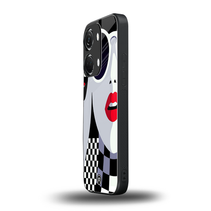 attitude queen back phone cover | glass case for oneplus nord 3