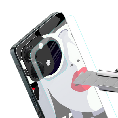 attitude queen back phone cover | glass case for oneplus nord 3