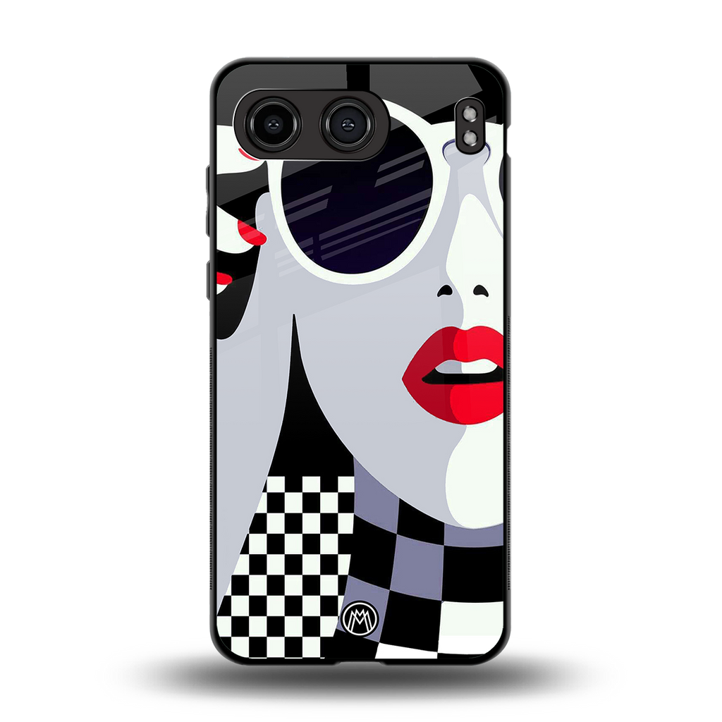 attitude queen back phone cover | glass case for oneplus nord 4